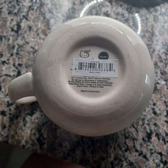 Hello Kitty 3D Sculpted Mug Pink Bow 20oz - Picture 3 of 3